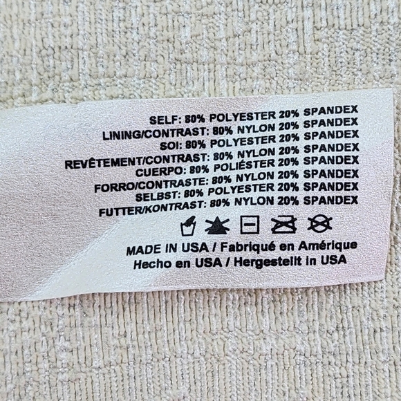 Tavik Women's Horizon Stripe Tapioca Vine Swim Bikini Bottom - L - Picture 4 of 8